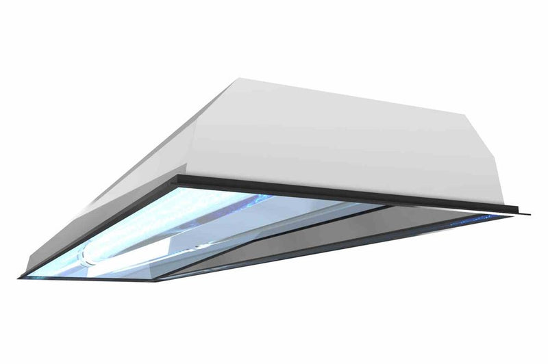 40W 1X4 Recessed Troffer Mount UV Sanitation Fixture - 120/277V AC - (1) Far-UVC Excimer Lamp - Kills 99% of Viruses