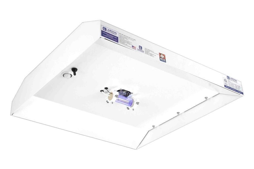 40W 2X2 Recessed Troffer Mount UV Sanitation Fixture - 120/277V AC - (1) Far-UVC Excimer Lamp - Kill 99% of Viruses - Shatterproof Bulb