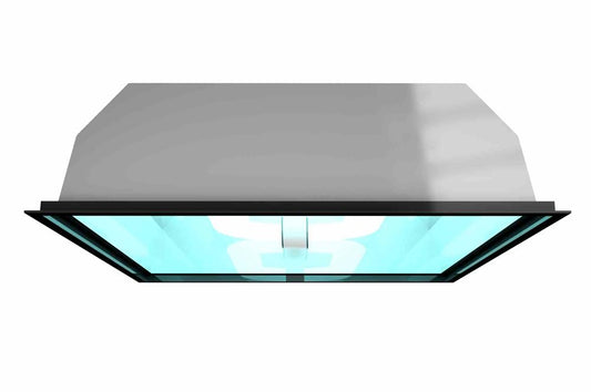 300W UVC Induction High Bay Fixture - 120-277V - 2x2 Recessed Troffer Mount - MS/6' SOOW Cord