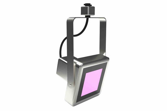 Far-UV Gimbal Track Light - (1) 10W Microplasma Board, 222 nm UVC Sanitation - Adj. Trunnion Bracket
