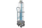 Industrial Portable UV Sanitation Cart - Kills 99% of Viruses - 3500 sq. ft. Area - 304 Stainless Steel - (4) 8" Run Flat Tires - 50' Cord