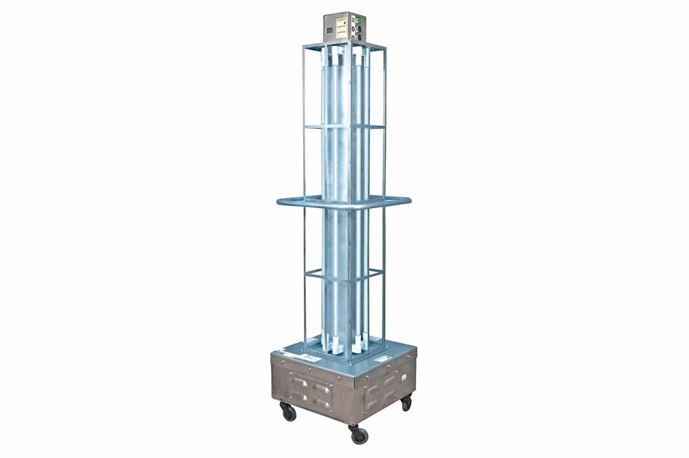 Autonomous UV Sanitation Robot - Kills 99% of Viruses - 8000 sq. ft. Area - 304 Stainless Steel - 15' Cord - Digital Timer
