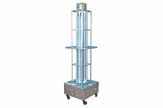 Autonomous UV Sanitation Robot - Kills 99% of Viruses - 8000 sq. ft. Area - 304 Stainless Steel - 15' Cord - Digital Timer