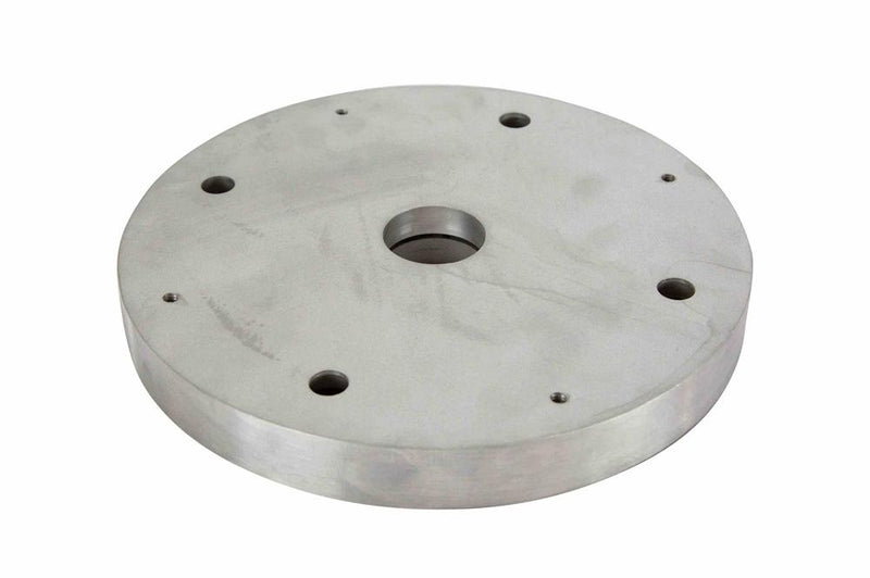 Industrial Lazy Susan - 9" OD - 1000 lbs Capacity - CNC-machined Aluminum - Stainless Steel Hardware