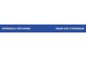 Adhesive Cable Wrap Label - INTRINSICALLY SAFE WIRING - White Text w/ Blue Background - 1"H x 8"L