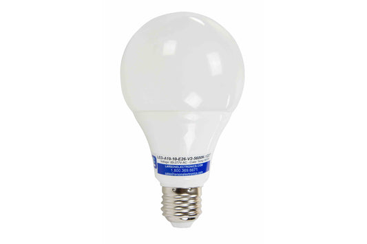 Larson 12W Omni-Directional LED Light Bulb - Small Form A19 Style Replacement - 85-277VAC