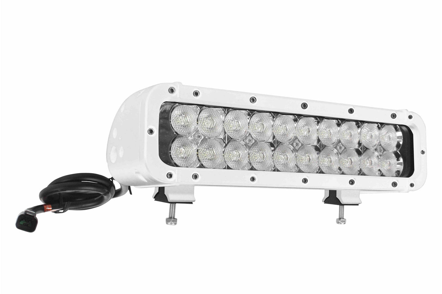 Larson LED Light Bar - 20 LEDs - 60 Watts - Flood Pattern - Boat LED Lights