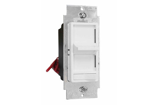Larson 120V Dimmer Switch for LED Light Fixtures - 600 Watt Rated - Electro-Mechanical Slider Switch