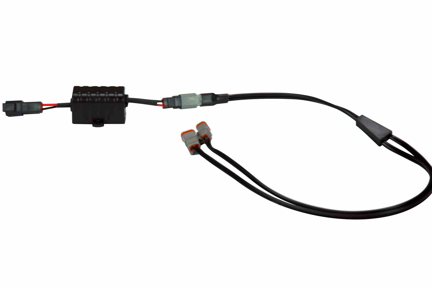 Larson Inline Rectifier - Converts AC to DC - (1) Female Deutsch Line-in - (2) Male Deutsch Y Line Out
