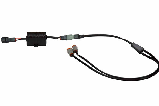 Larson Inline Rectifier - Converts AC to DC - (1) Female Deutsch Line-in - (2) Male Deutsch Y Line Out