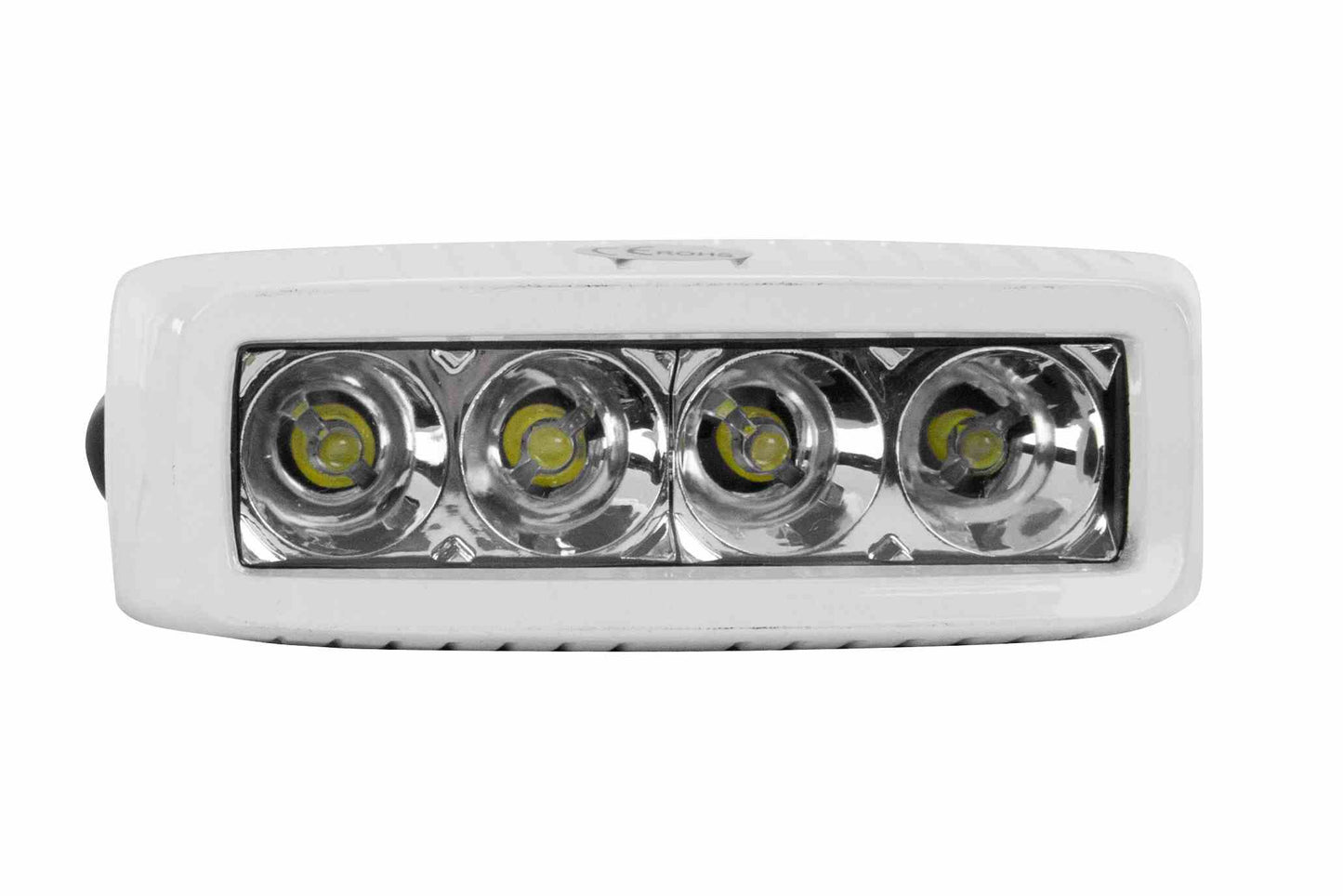 Larson 20 Watt LED Boat Spreader Light - 4 LEDS - White Aluminum Housing - 40' Flood Beam Diameter - IP67