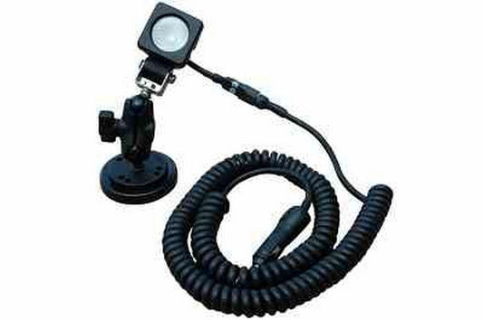 10 Watt LED Spotlight w/ Double Joint Ball Mount and Magnetic Base - 900 Lumen - 9-48VDC - 225' Spot
