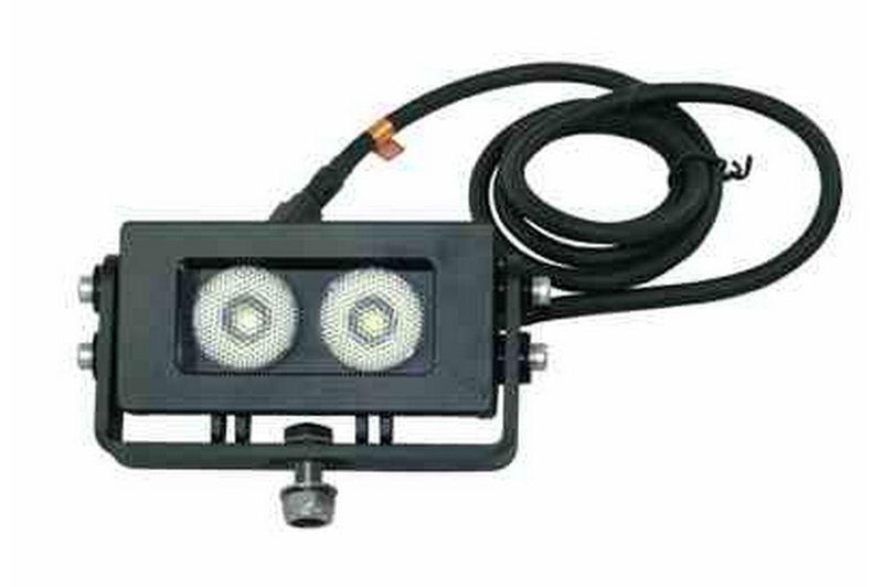 20 Watt LED Light on Trunnion Adjustable Surface Mount - 1800 Lumen - 9-48VDC - 75'L X 85'W Flood