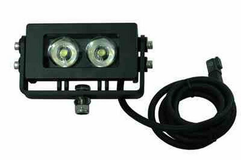 20 Watt LED Light on Trunnion Adjustable Surface Mount - 1800 Lumen - 9-48VDC - 275'L X 65'W Spot