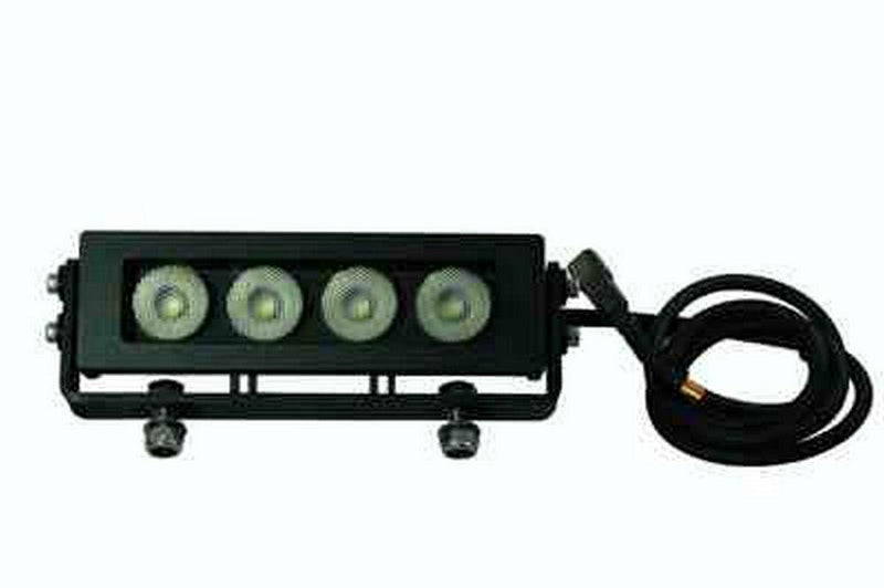 40 Watt LED Light on Trunnion Adjustable Surface Mount - 3600 Lumen - 9-48VDC - 170'L X 130' Flood