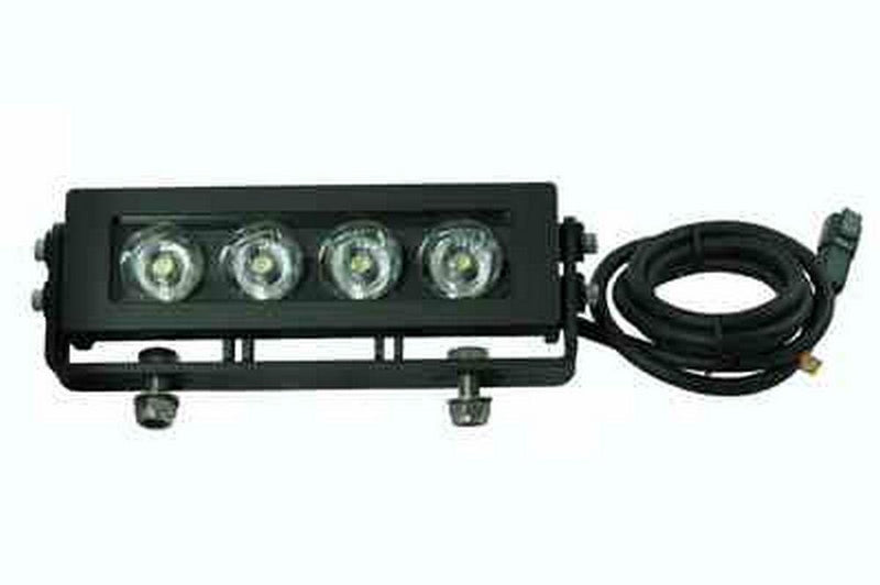 40 Watt LED Light on Trunnion Adjustable Surface Mount - 3600 Lumen - 9-48VDC - 390'L X 90'W Spot