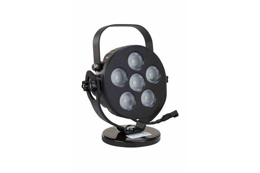 Portable Magnetic Mount LED Light Emitter - 6, 10-Watt LEDs - 675'L X 90'W Spot Beam - 9-48VDC