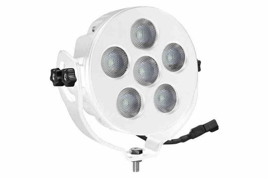 LED Boat Light - 60 watts - 6 X 10 Watt - 5400 Lumens - 6 inch round - IP68 - Stud mount