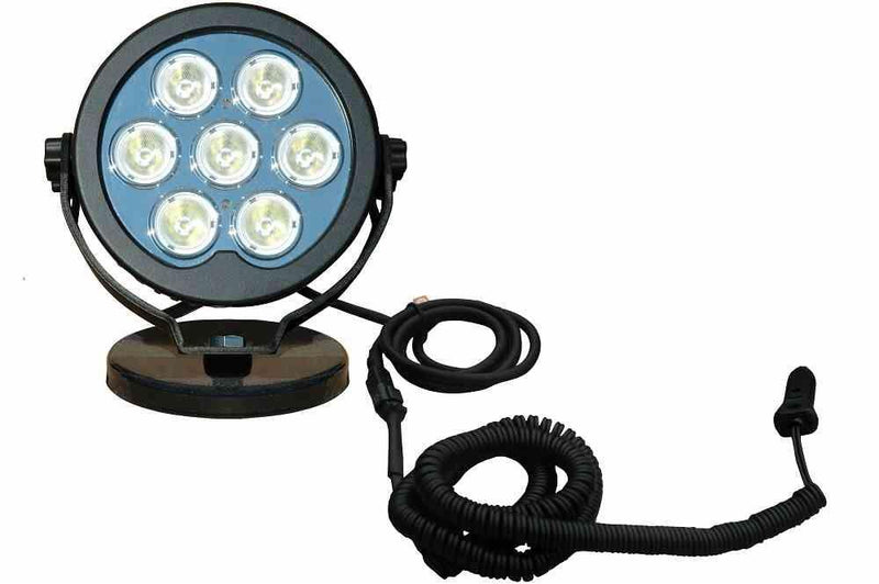 70 Watt LED Light Emitter - Adjustable Magnetic Mount - 9-48 Volts DC - 6020 Lumen - IP68