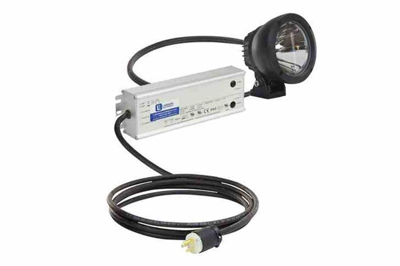 25W High Intensity LED Light - 120-277V AC - 1000' Spot Beam - 4.5"OD