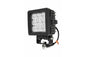 63 Watt High Intensity LED Light - 9 LEDs - 5734 Lumens - Trunnion Bracket - IP69K