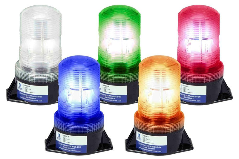 120-277V AC LED Strobe Light - Permanent Mount - 18 LED Beacon - 50,000 Life Hours - Remote Pendant Control