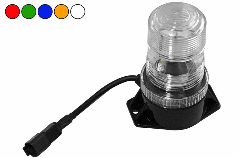 Infared LED Beacon - Permanent Mount - 50,000 Life Hours - 12-32VDC - Deutsch 2 Pin Connector