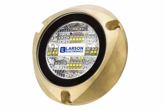 Larson 60W Low Profile Underwater LED Light - RGBW - 10-30V DC - Bronze Finish