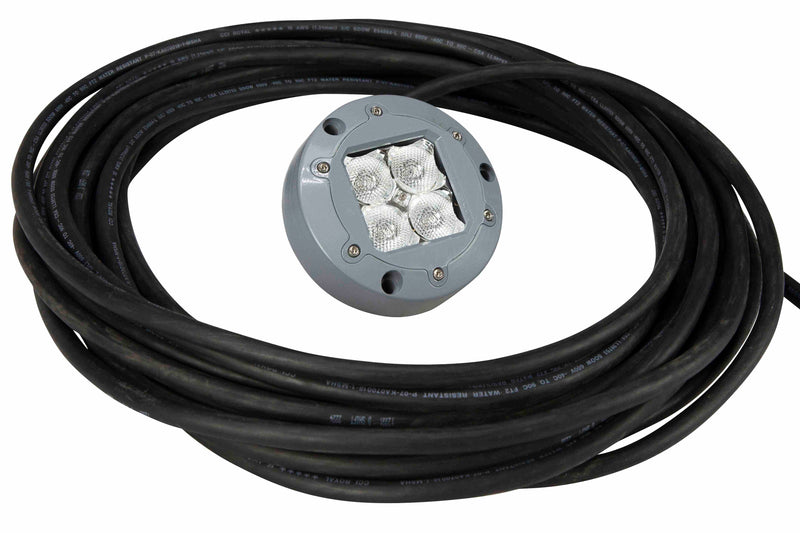 Larson Underwater LED Light to 60 meters - Aluminum Housing - 12 Watts - 720 Lumens - 50 Foot Cable