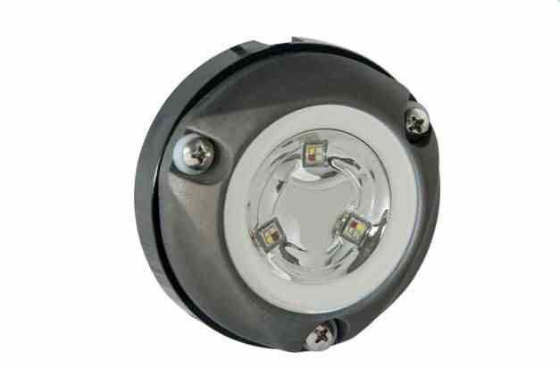 Larson 10.5W Mini Surface Mount Underwater LED Light - 10-30V DC - Anodized Aluminum - IP68 Compliant