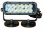 LED Light Emitter w/ Magnetic Mounts - 12, 3-Watt LEDs - Trunnion Mount - 550'L X 70'W Spot Beam
