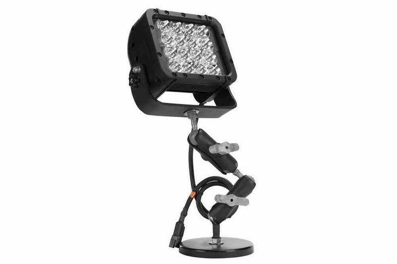 Infrared LED Light Emitter w/ Magnetic Gooseneck Mount - 850 or 940NM - 700'L X 80'W Beam - 9-42VDC