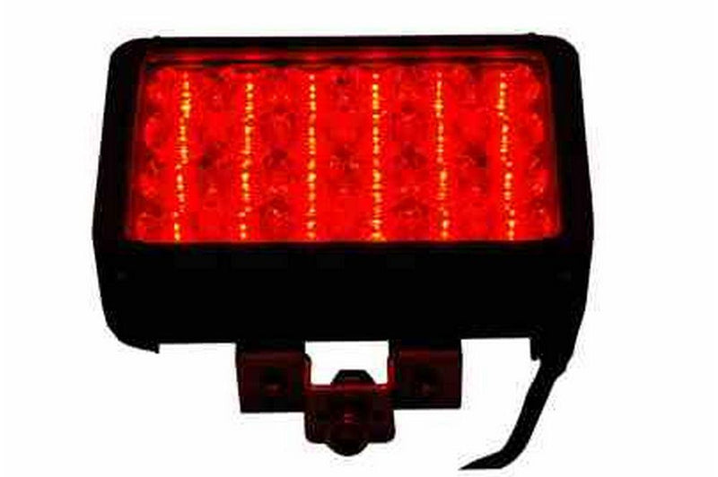 Trunnion Mount LED Light Emitter - 24 LEDs - Red Illumination - 72 Watts - 4320 Lumens