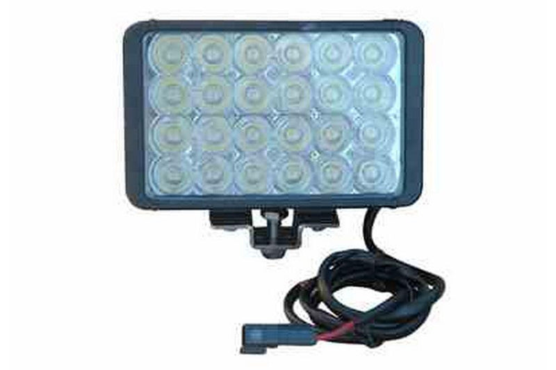 LED Light Emitter - 12 Red LEDs, 12 Blue LEDs - 72 Watts - 800'L X 100'W Spot Beam - 9-42VDC