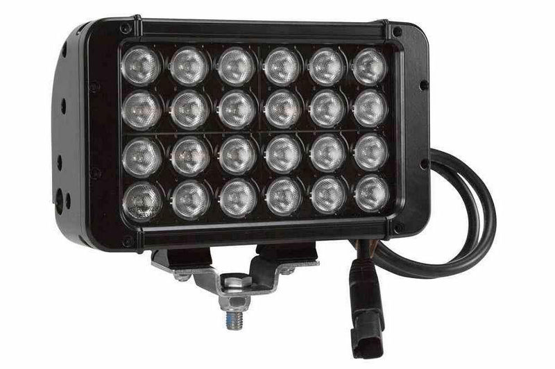 72 Watt Infrared LED Light Bar - 24 LEDs - 10hz IR Strobe - 900'L x 100'W Beam - Extreme Environment