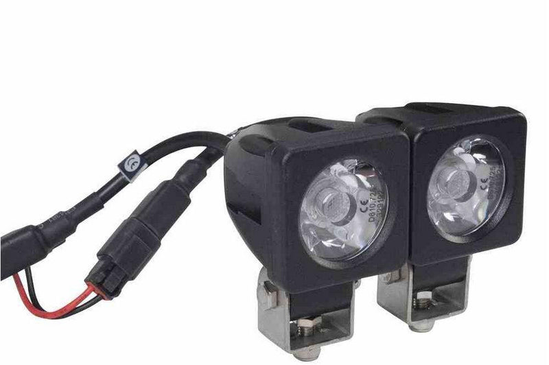6 Watt Military Infrared LED Driving Light - 9-42V - Covert IR LED - High/Low Beam Combo