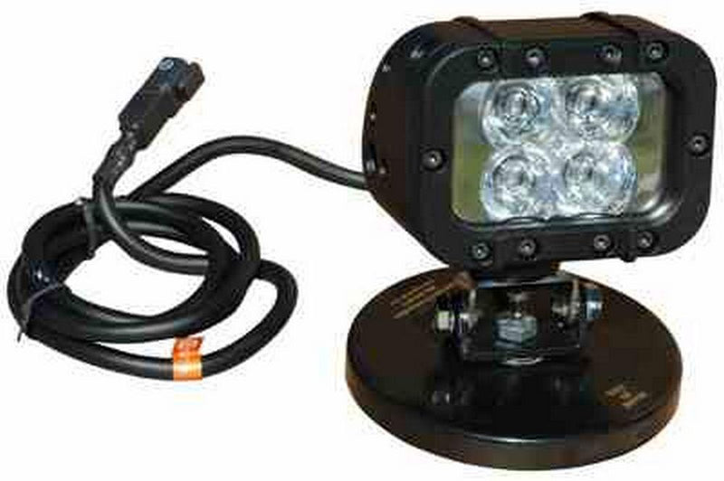 Infrared LED Light Emitter - Extreme Environment - Magnetic Base - 90'L X 70'W Spot Beam - 12 Watts