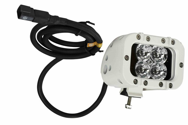 LED Light Emitter - 20 Watts - 4 LEDs - 90'L x 70'W Beam - 9-42VDC - 1500 Lumen - Extreme Environment