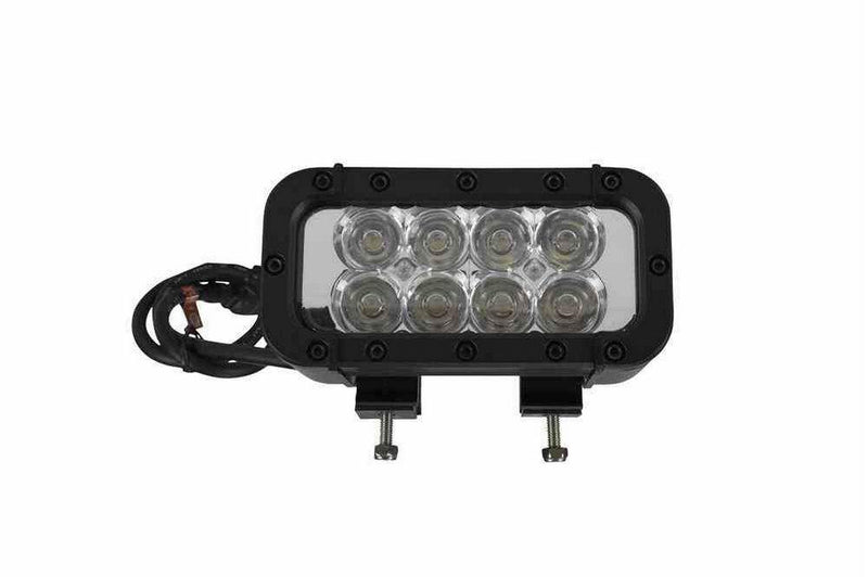 LED Light Bar - Chrome Housing - 8 LEDs - 24 Watts - 325'L X 70'W Beam - 1440 Lumen - 9-42VDC