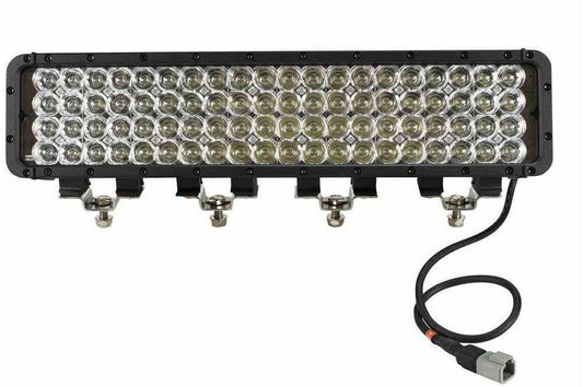 LED Emitter - 80 LEDs - 20 x 4 LED Array - 14,400 Lumen - 1750'L x 300'W Beam - Extreme Environment