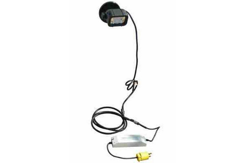 LED Machine Light - 200lb. Magnetic Mount - 100'L X 85'W Beam - 24 Watt - Runs Off 110VAC