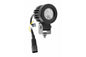 High Intensity LED Light - Single 10W LED - 9-50VDC - 280' Spot Beam - 4" 16/2 Pigtail w/ Deutsch