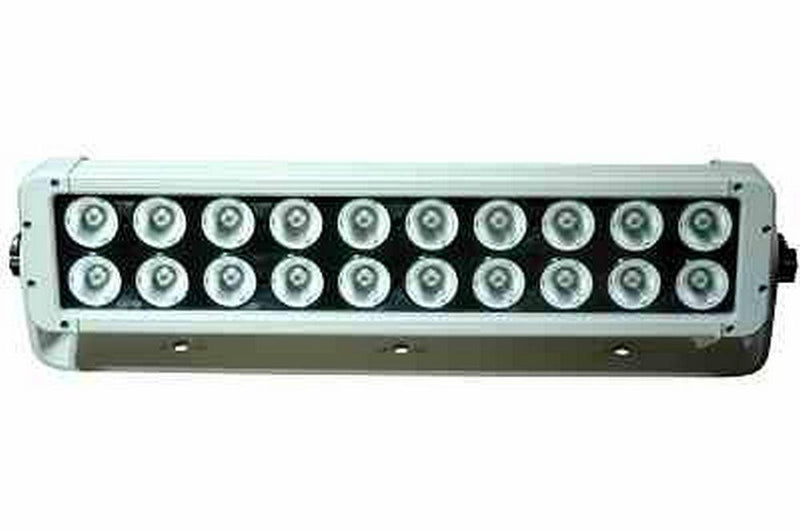 200 Watt High Intensity Trunnion Mount LED Light Bar - 20, 10-Watt LEDs - 9-46VDC - 17200 Lumens