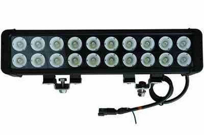 200 Watt High Intensity LED Light Bar - 20, 10-Watt LEDs - 9-46VDC - 17200 Lumen