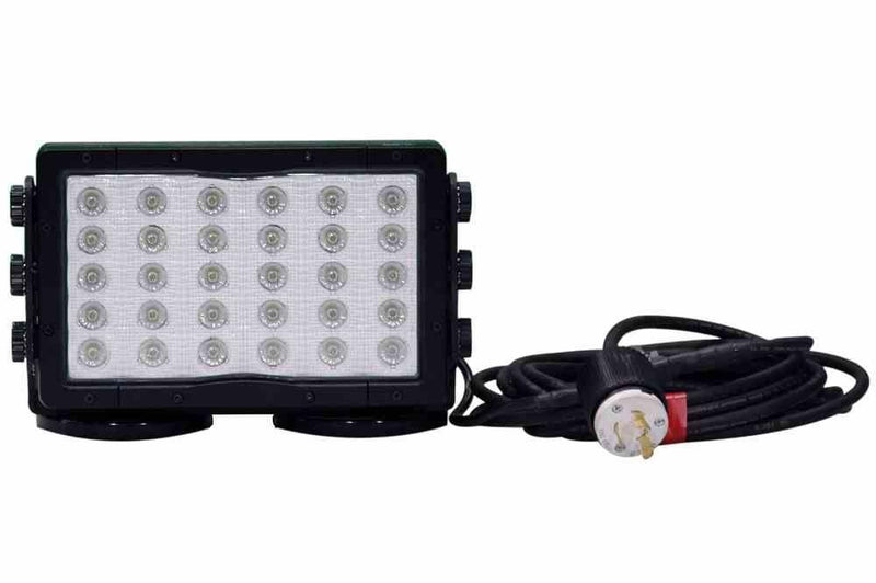 150 Watts Magnetic LED Light w/ 20' Cord and L6 Plug - 30 LEDs - 14,790 Lumens - 120-277V AC