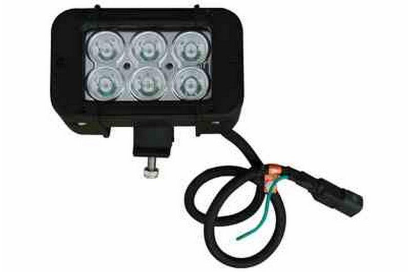 30 Watt High Intensity LED Light Bar - 6, 5-Watt LEDs - 9-32 Volts DC - 1,898 Lumens - IP68