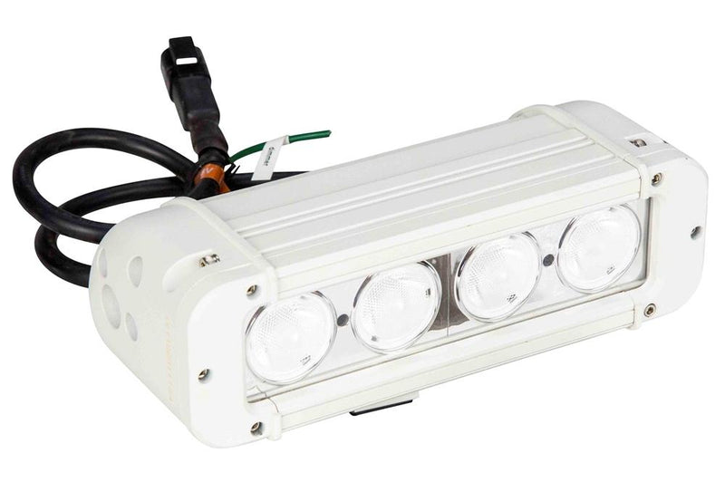 LED Boat Light - 4, 10-Watt LEDs - 450L X 75'W Spot Beam - 3440 Lumens - Extreme Environment