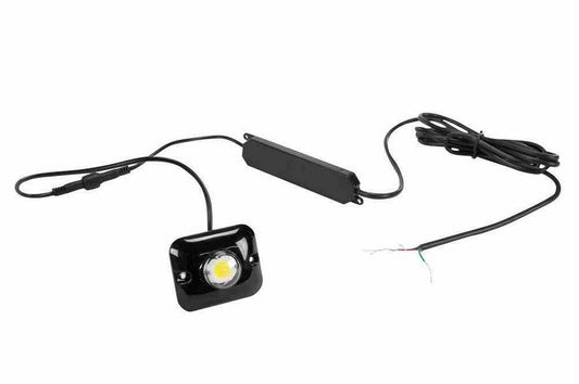 High Intensity LED Strobe Light - 10 Watt - 10~30 Volts DC - Permanent Mount - 14 Strobe Patterns