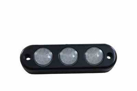 Larson 3 LED Spreader Light in billet aluminum housing (tube frame)