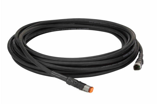 Larson 20 Foot LED Wiring Harness - 2 Conductor SOOW Cord - DT04-2P Receptacle and DT06-2S Plug